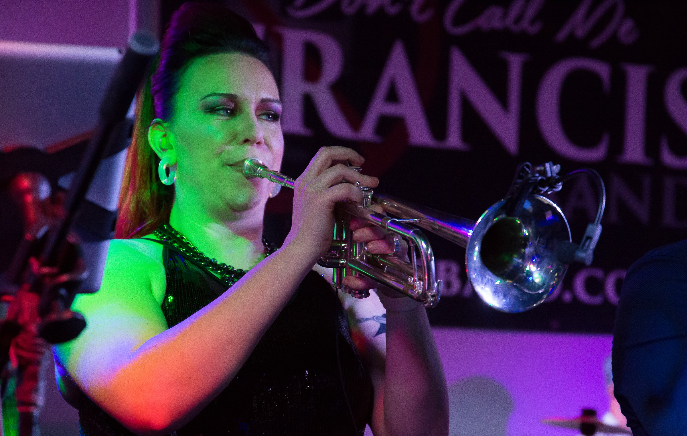 Lexie Playing Trumpet